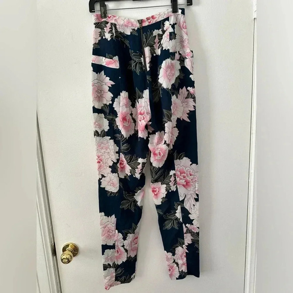 Fleur Du Mal Floral Blue and Pink Pants. - Picture 2 of 7